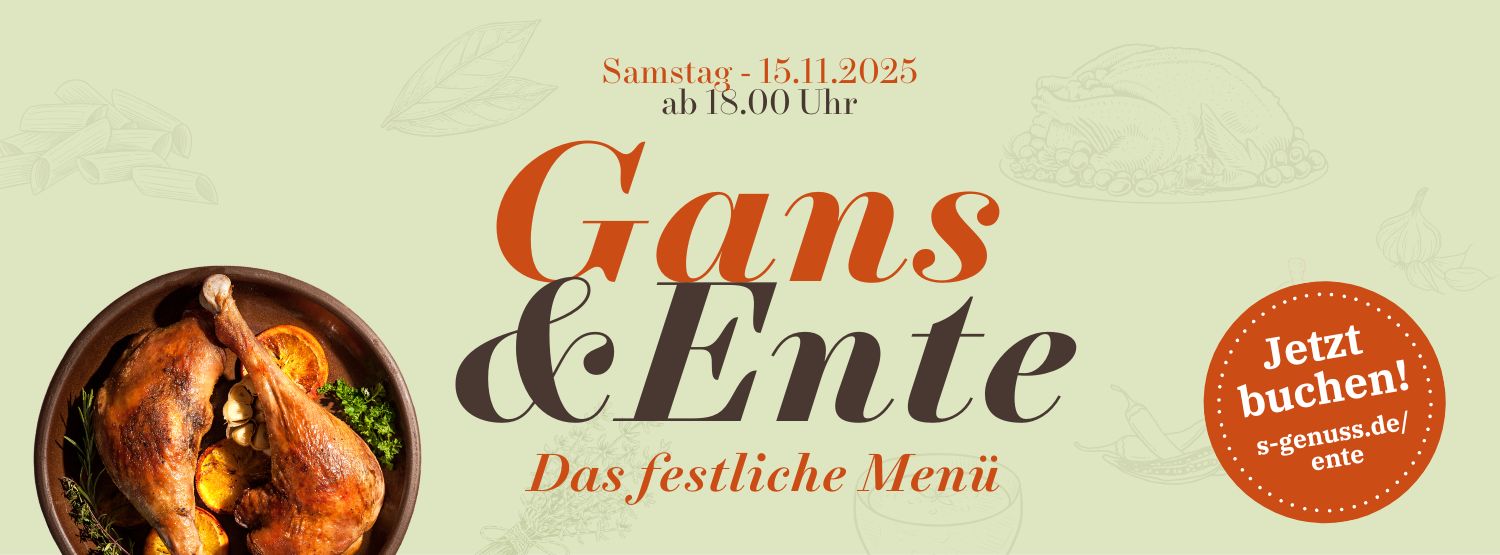Gans & Ente – Das festliche Menü