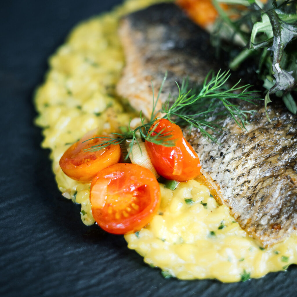 Fisch mit Kartoffelsalat