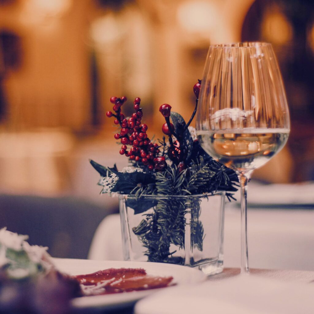 Weihnachtlicher Tisch